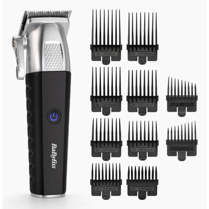 BaByliss E812E Cortapelos Lithium Power para Hombre, Cuchillas Acero Japonés, 0.5-25mm, Batería de Iones de Litio 3h 11