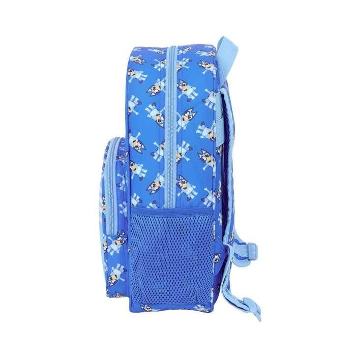 Safta Mochila Infantil Adapt.Carro Bluey "Let's Play" 26x34x11 Cm 2 Safta Mochila Infantil Adapt.Carro Bluey "Let's Play" 26x34x11 Cm 2
