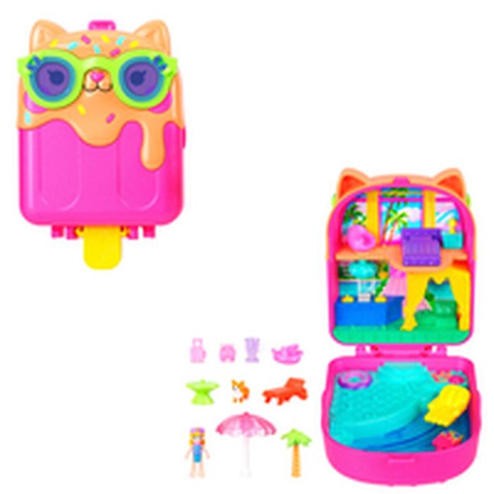 Polly Pocket Estuche Animal para Mini Muñecas World - Surtido con Modelos Aleatorios - 29,2x17,8x5,7 cm - Edad 4+ años 8