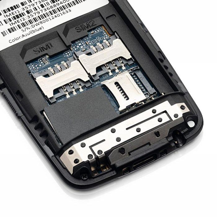 Daewoo Senior Pant 2.4 Teléfono Móvil - Pantalla 2.4 Pulgadas, Cámara, Radio FM, Luz SOS y Linterna, Color Azul