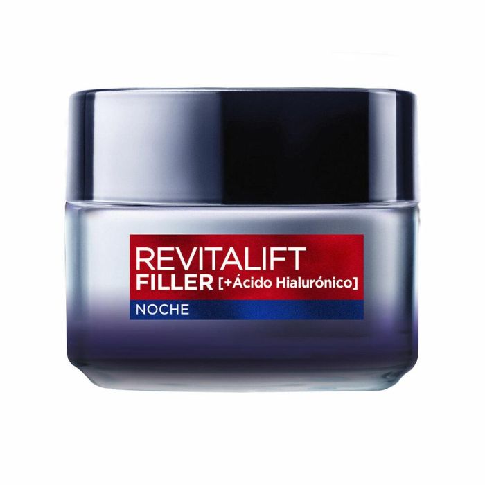 L'Oréal Paris Revitalift Filler Crema de Noche con Ácido Hialurónico 50 ml