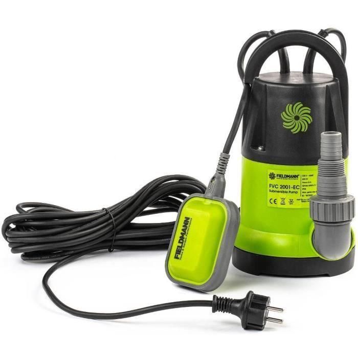 Bomba sumergible FIELDMANN FVC 2001-EC 250 vatios Caudal máximo 5000 l/h Profundidad 5 m 4