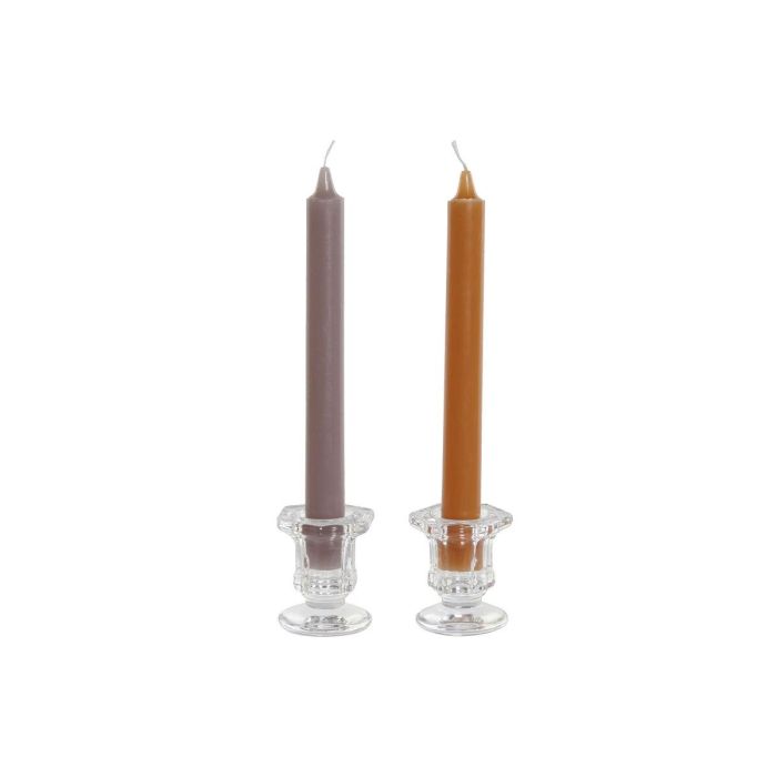 Vela Navidad Alpina DKD Home Decor Naranja Gris 2 x 20 x 2 cm Set de 4 (2 Unidades) 3 Vela Navidad Alpina DKD Home Decor Naranja Gris 2 x 20 x 2 cm Set de 4 (2 Unidades) 3