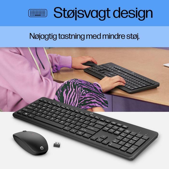 HP 230 Wireless Mouse and Keyboard Combo - DEN 7 HP 230 Wireless Mouse and Keyboard Combo - DEN 7
