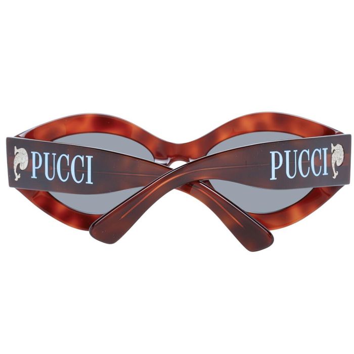 Emilio Pucci Gafas de Sol EP0208 52A Mujer 54 mm Havana/Gris Humo 1