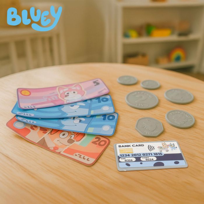 Caja Registradora de Juguete Bluey 19 x 15 x 13 cm (4 Unidades) 1 Caja Registradora de Juguete Bluey 19 x 15 x 13 cm (4 Unidades) 1