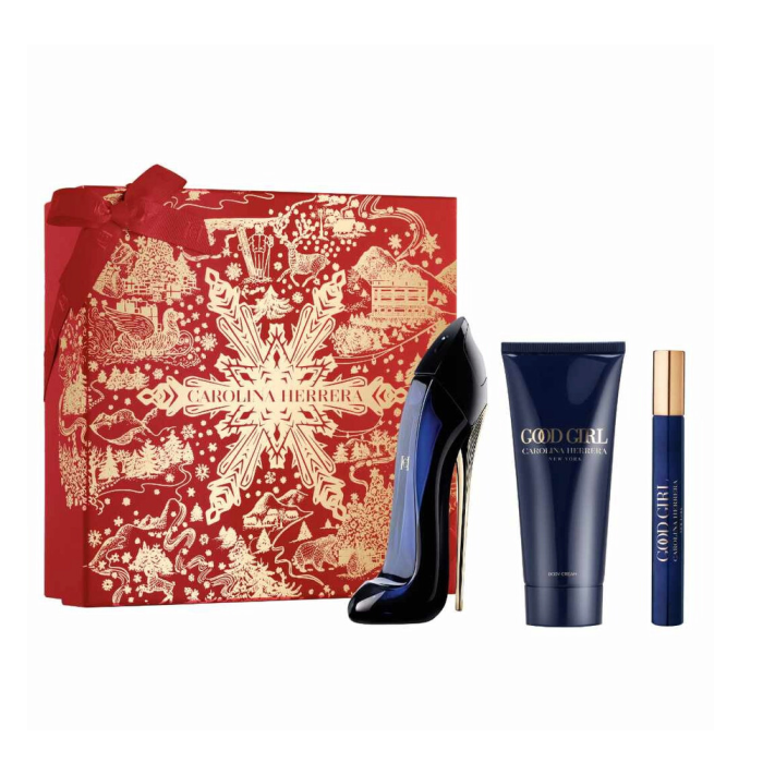 C.Herrera, Ch.Good Girl Edp Vapo 80 mL + Body 100 mL + Mini Vapo 10 mL C.Herrera, Ch.Good Girl Edp Vapo 80 mL + Body 100 mL + Mini Vapo 10 mL