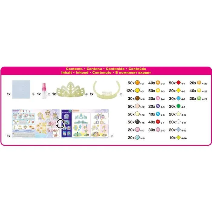 Aquabeads La Tiara de las Princesas Disney: Crea Diademas de Belle, Jasmine y Rapunzel con Perlas y Agua 2 Aquabeads La Tiara de las Princesas Disney: Crea Diademas de Belle, Jasmine y Rapunzel con Perlas y Agua 2