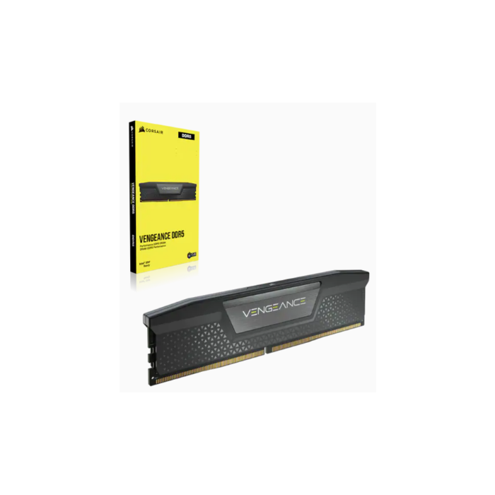 Memoria RAM - CORSAIR - Vengeance DDR5 - 16GB 2x8GB DIMM -5200MT/s - Intel XMP - 1.25V - Negro (CMK16GX5M2B5200C40) 1 Memoria RAM - CORSAIR - Vengeance DDR5 - 16GB 2x8GB DIMM -5200MT/s - Intel XMP - 1.25V - Negro (CMK16GX5M2B5200C40) 1