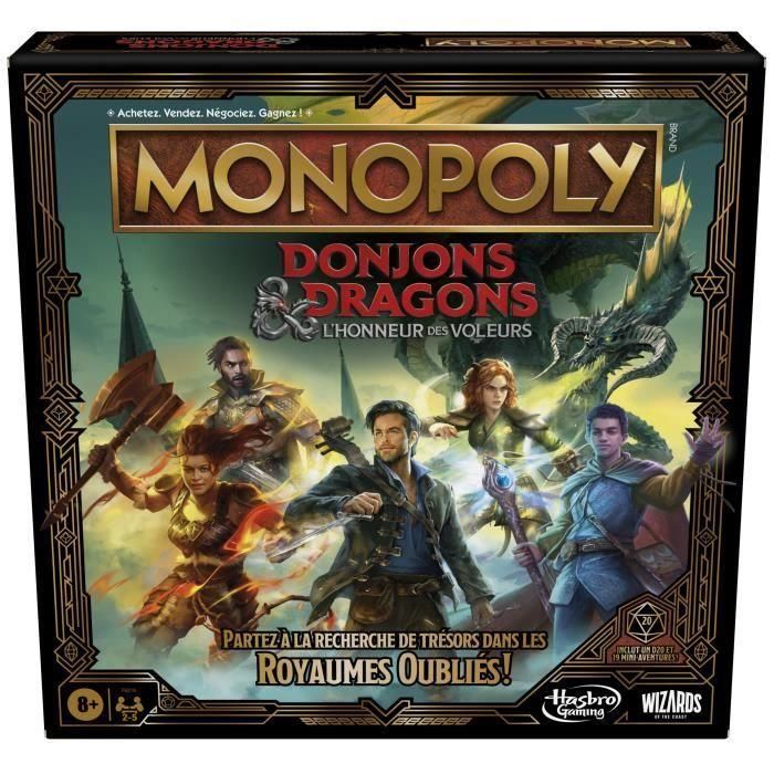 Monopoly D&D la Película - Juego de Mesa - Dragones y Mazmorras Monopoly D&D la Película - Juego de Mesa - Dragones y Mazmorras