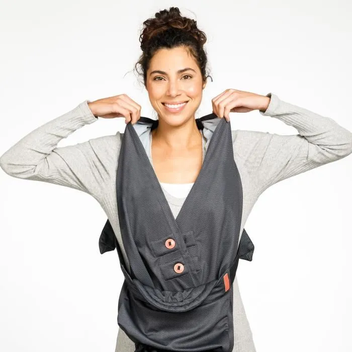 Infantino Portabebés Hug & Cuddle para Recién Nacidos y Bebés de 3 a 11.8 kg - Sistema de Bufanda de Portage 5