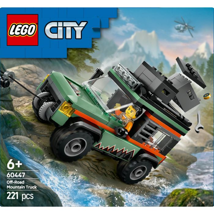 LEGO 60447 City Todoterreno 4x4 de Montaña con Cabrestante y Minifigura, Juego de Construcción +6 Años 11 LEGO 60447 City Todoterreno 4x4 de Montaña con Cabrestante y Minifigura, Juego de Construcción +6 Años 11