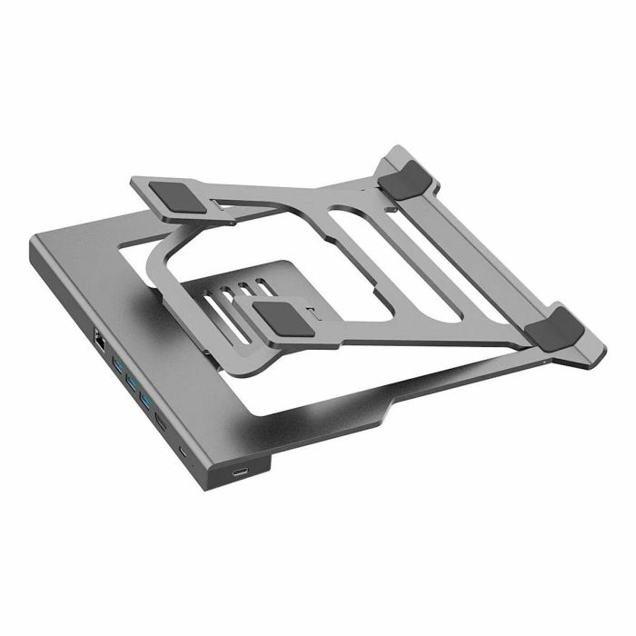 Hub USB CoolBox COO-ATRIL-DOCK Aluminio 1 Hub USB CoolBox COO-ATRIL-DOCK Aluminio 1