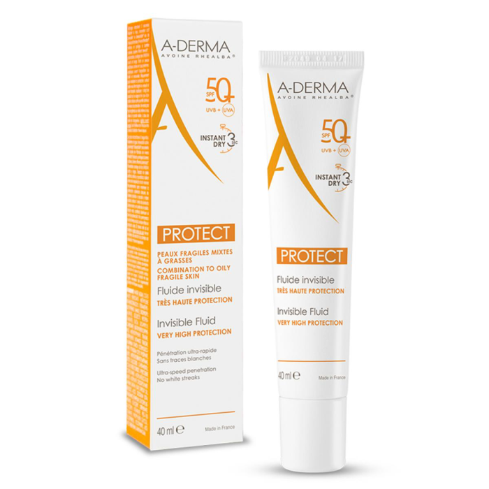 Aderma Protect Invisible Fluid Spf50+ 40 mL