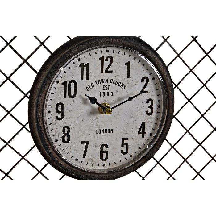 DKD Home Decor Reloj Pared Loft Gris Oscuro 5 x 42 x 93 cm 2