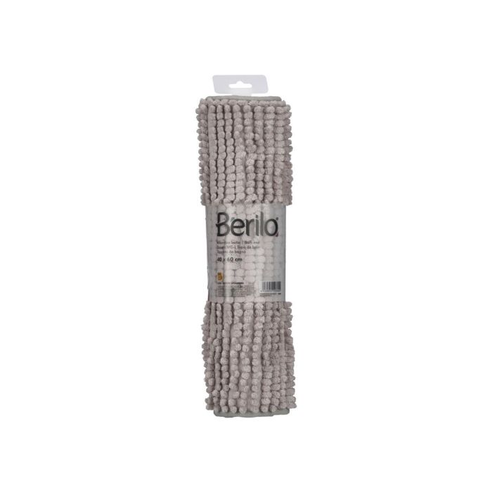 Alfombra Baño Gris 40X60Cm Berilo (12 Unidades) 2 Alfombra Baño Gris 40X60Cm Berilo (12 Unidades) 2