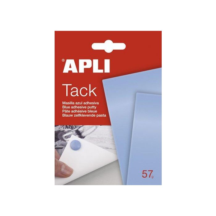 Masilla Adhesiva Apli-Tack 57G Azul (Set de 12)