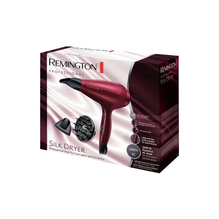 Secador de Pelo Remington T|Studio Silk Rojo 2400 W 3