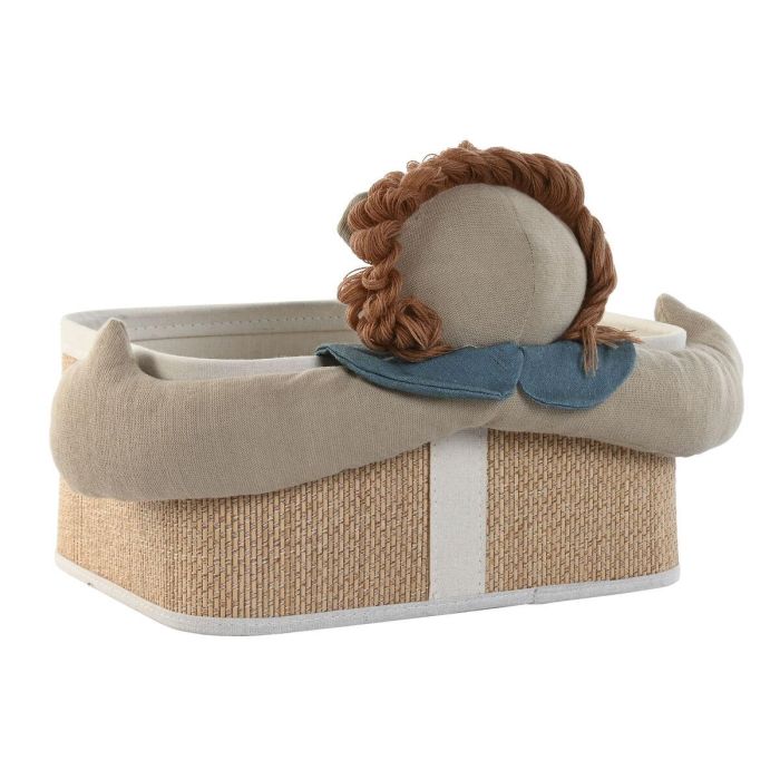 Cesta Baby DKD Home Decor Natural Verde 32 x 27 x 40 cm Set de 2 1 Cesta Baby DKD Home Decor Natural Verde 32 x 27 x 40 cm Set de 2 1