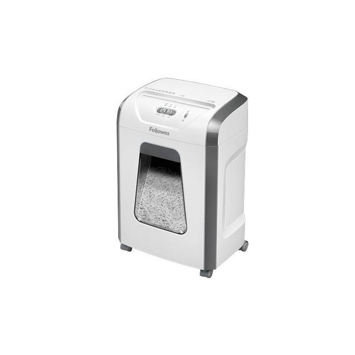 Fellowes Destructora Manual 15 hojas Corte Partículas 4x40 mm P-4, 19 L, destruye grapas y tarjetas