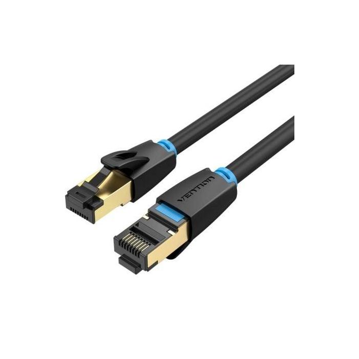Cable de Red Rígido S/FTP Categoría 8 Vention IKABK Negro 8 m