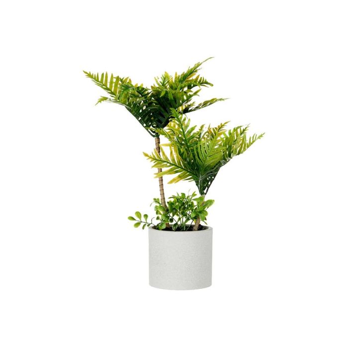 Maceta de cemento grande para palmera verde Ibergarden 22x40x22 cm (6 Unidades) 1 Maceta de cemento grande para palmera verde Ibergarden 22x40x22 cm (6 Unidades) 1