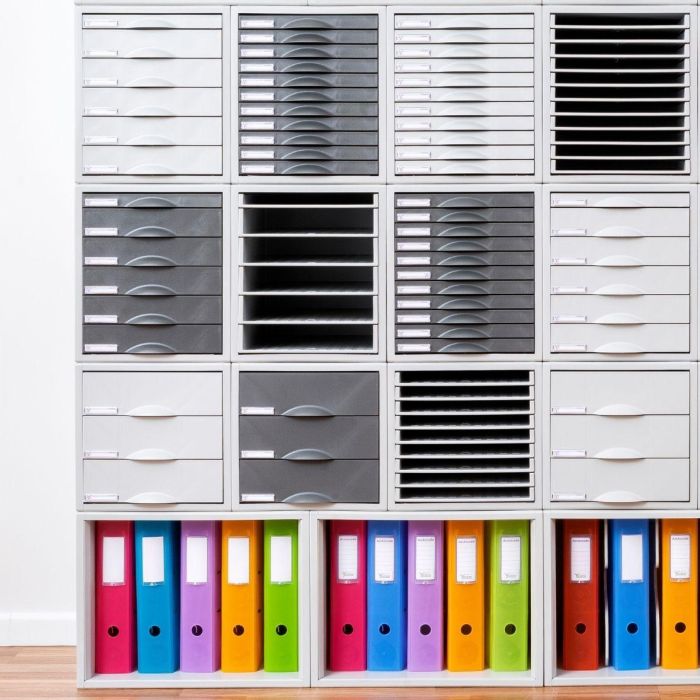 Archivo 2000 Módulo Archisystem De 6 Cajones 356x316x362 mm Gris 1