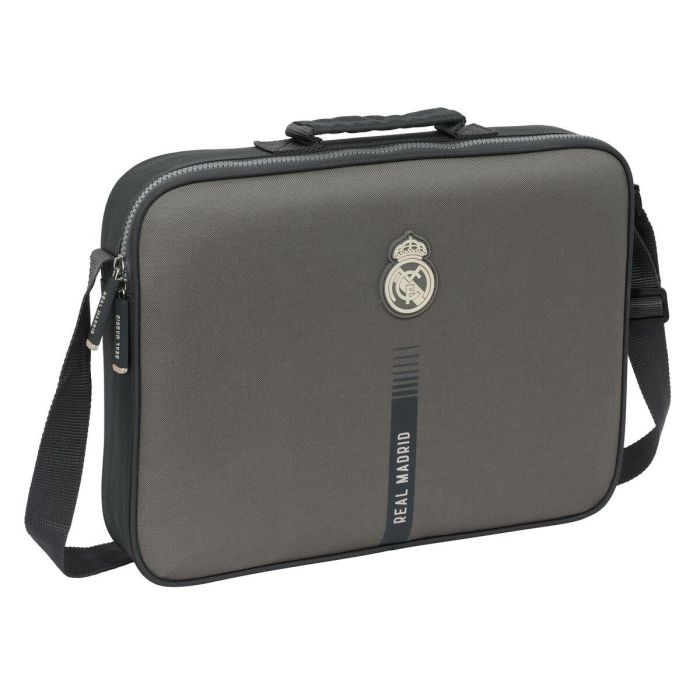 Cartera Escolar Real Madrid C.F. Gris 38 x 28 x 6 cm