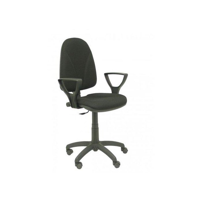 Silla Piqueras Y Crespo Algarra Cp Brazos Fijos Mecanismo Contacto Permanente Con Regulacion De Profundidad Ruedas Nylon Tapizado Bali Negra