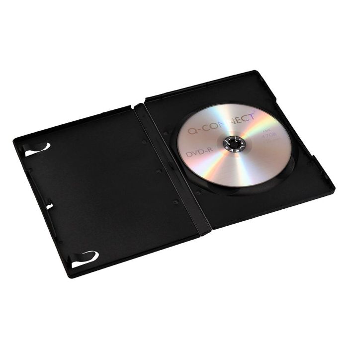 Caja Dvd Q-Connect -Con Interior Negro -Pack De 5 Unidades 8