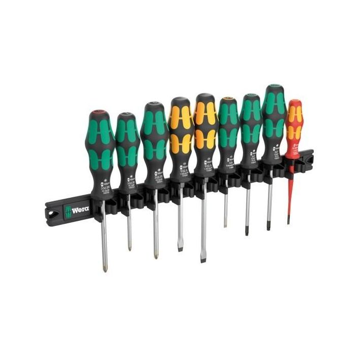 Wera 05051012001 Juego de Destornilladores Kraftform con Puntas Phillips, Pozidriv, Ranurado y Torx, 9 piezas, Mango Negro/Verde/Rojo/Amarillo 0 Wera 05051012001 Juego de Destornilladores Kraftform con Puntas Phillips, Pozidriv, Ranurado y Torx, 9 piezas, Mango Negro/Verde/Rojo/Amarillo 0