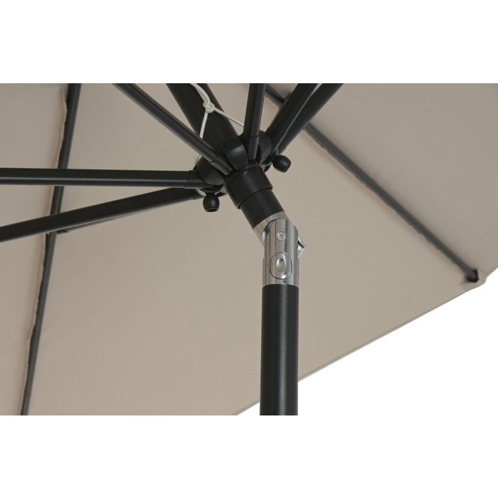 Parasol Terraza Y Jardin DKD Home Decor Arena Negro 265 x 250 x 265 cm 4