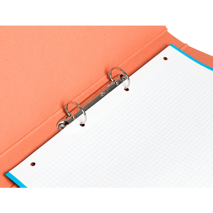 Liderpapel Carpeta de 2 Anillas 25mm Folio en Cartón Color Cuero 1