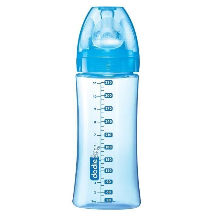 DODIE Biberón Iniciación + 330ml AZUL DE BOMBERO - +6 meses - Tetina redonda de 3 velocidades - flujo 3 2 DODIE Biberón Iniciación + 330ml AZUL DE BOMBERO - +6 meses - Tetina redonda de 3 velocidades - flujo 3 2