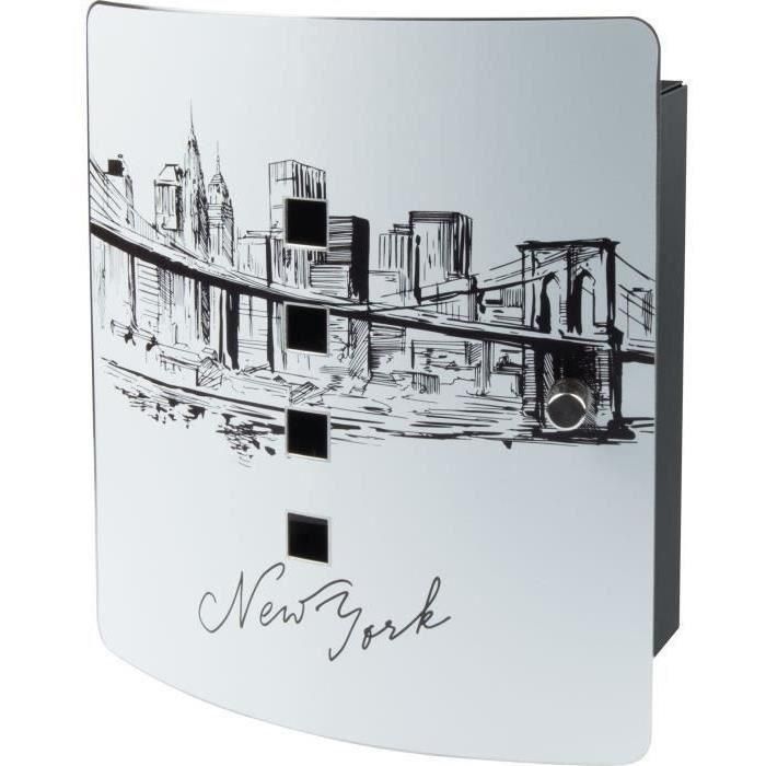 BURG-WÄCHTER Armario para llaves 6204/10 Ni Skyline NY BURG-WÄCHTER Armario para llaves 6204/10 Ni Skyline NY