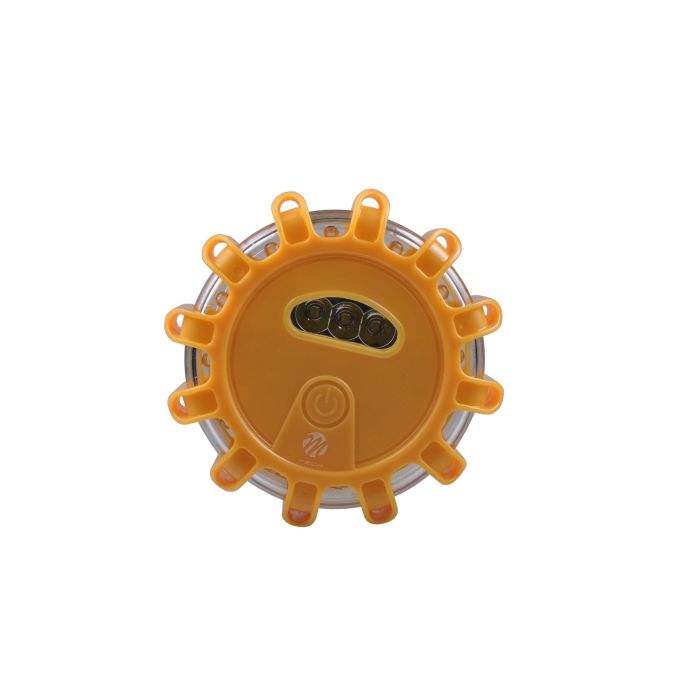 Luz De Advertencia 12+3 Led 3Xaaa Ambar MTECIL03 1 Luz De Advertencia 12+3 Led 3Xaaa Ambar MTECIL03 1