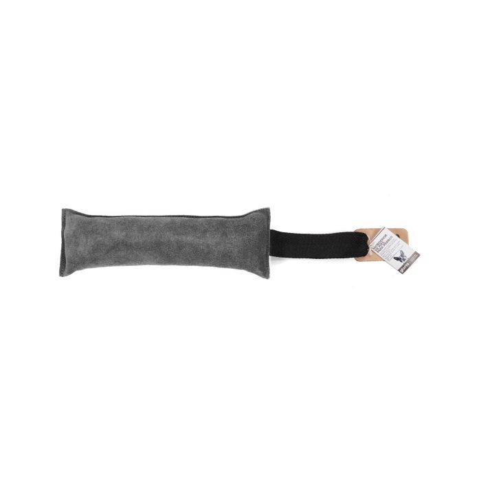 Gloria Mordedor de Piel Cuero Vuelto para Perros, Juguete de Recompensa y Adiestramiento, 15 cm Gris con Asa de Sujeción 2 Gloria Mordedor de Piel Cuero Vuelto para Perros, Juguete de Recompensa y Adiestramiento, 15 cm Gris con Asa de Sujeción 2
