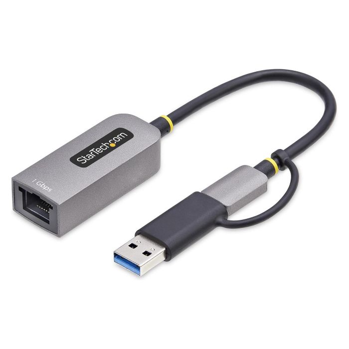 Cable USB Startech C21GA-USB-ETHERNET Gris 1