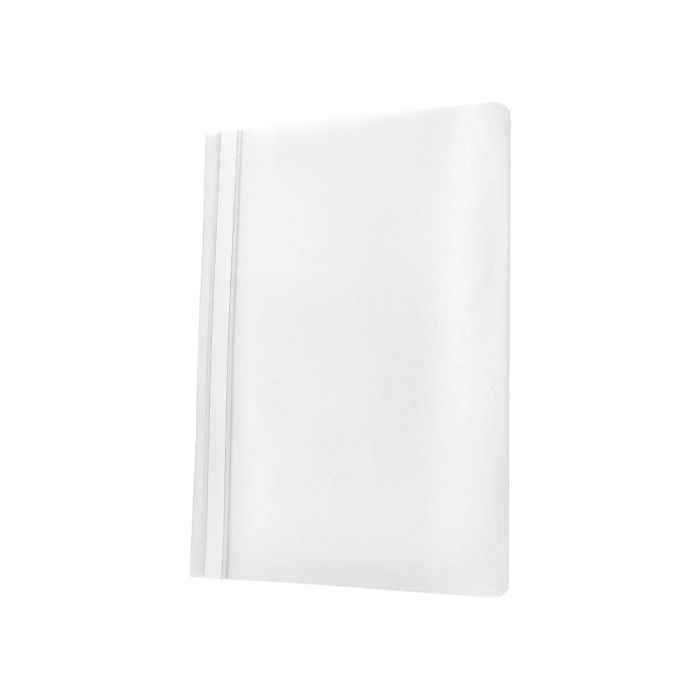 Carpeta Dossier Fastener Plastico Q-Connect Din A4 Blanco 25 unidades 4