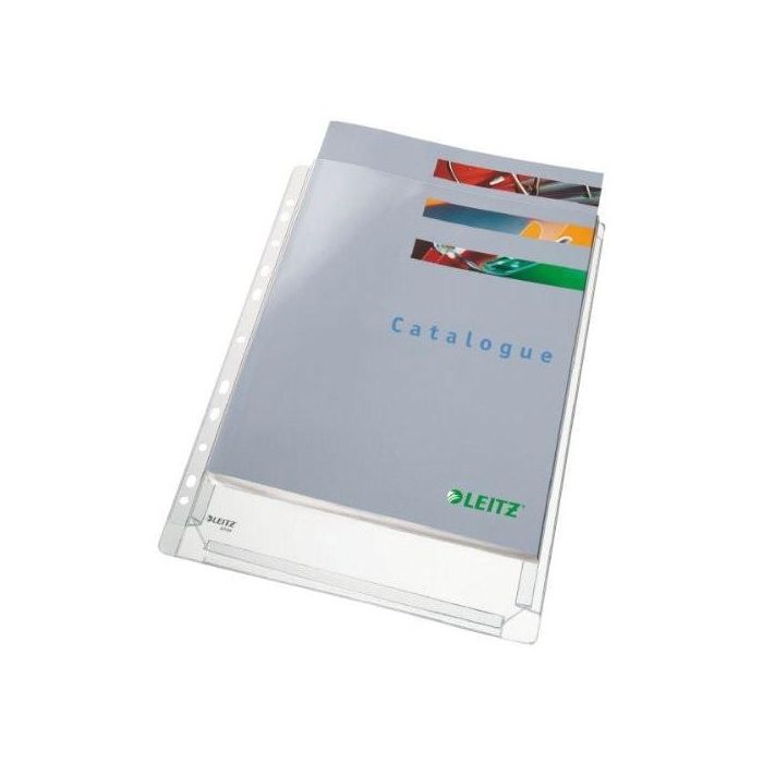 Leitz Fundas Multitaladro Fuelle A4 PVC 5 Bolsas Leitz Fundas Multitaladro Fuelle A4 PVC 5 Bolsas
