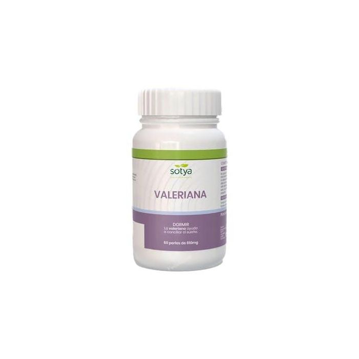 SOTYA Valeriana 60 Cápsulas. Extracto de Raíz, Ayuda Relajante y Conciliador del Sueño. Complemento Alimenticio Natural.
