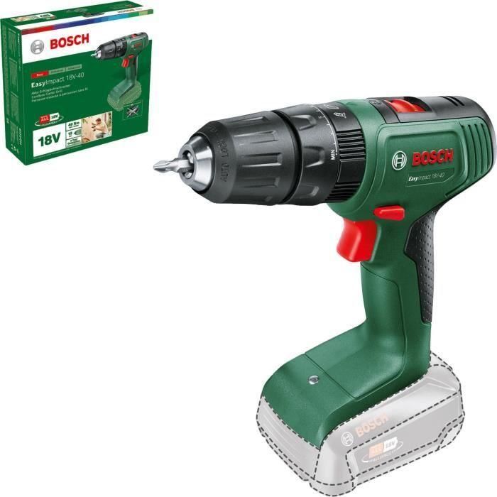 Bosch EasyImppact 18V40 Destornillador de percusión (sin batería, sin cargador)