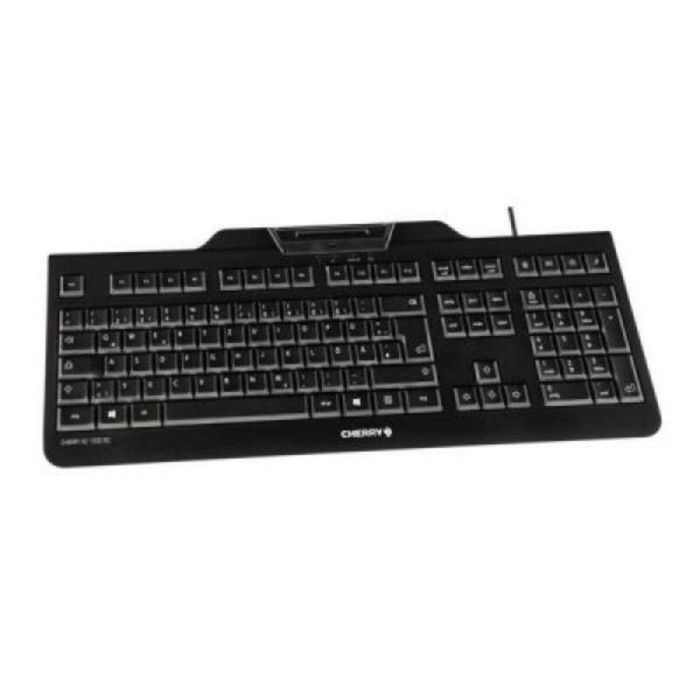 Teclado con Lector Cherry JK-A0100ES-2 Negro Qwerty Español QWERTY 3