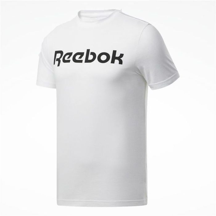 Camiseta de Manga Corta Hombre Reebok Graphic Series Linear Logo Blanco 2XL 0 Camiseta de Manga Corta Hombre Reebok Graphic Series Linear Logo Blanco 2XL 0