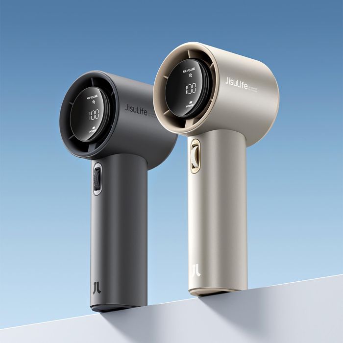 Jisulife Ventilador Portátil Fan Pro 1 Plegable 5000 mAh Batería 15h Autonomía 4 Velocidades Carga Rápida Pantalla LED 1 Jisulife Ventilador Portátil Fan Pro 1 Plegable 5000 mAh Batería 15h Autonomía 4 Velocidades Carga Rápida Pantalla LED 1