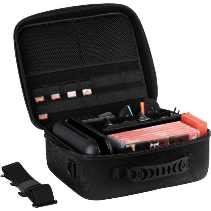 Konix Bolsa de Transporte y Protección para Nintendo Switch 2 - Almacena Accesorios y 14 Juegos - Negro 1 Konix Bolsa de Transporte y Protección para Nintendo Switch 2 - Almacena Accesorios y 14 Juegos - Negro 1