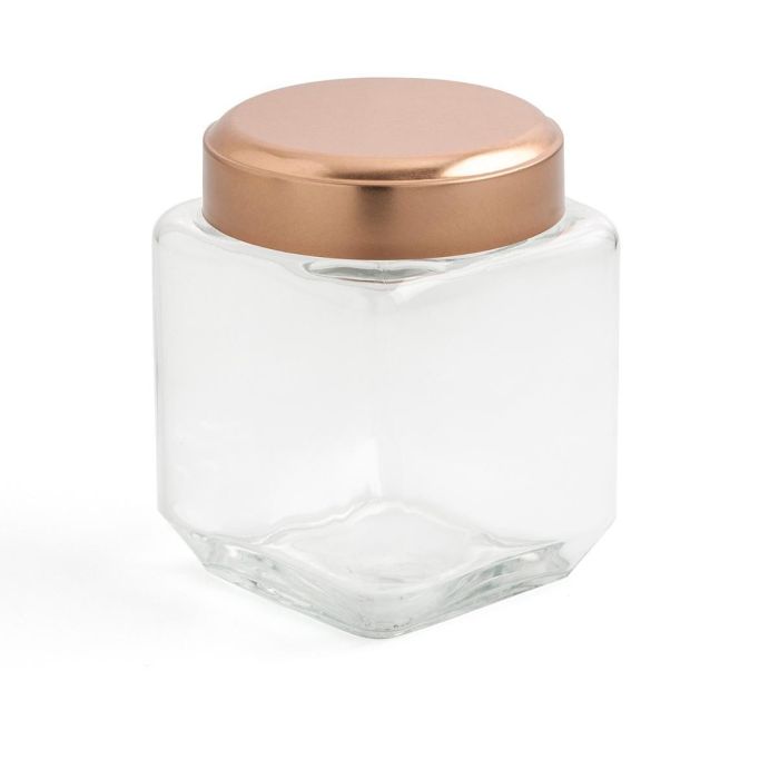Tarro Vidrio Tape Metal Cobre B&W Quid 0,8 L (6 Unidades) Tarro Vidrio Tape Metal Cobre B&W Quid 0,8 L (6 Unidades)