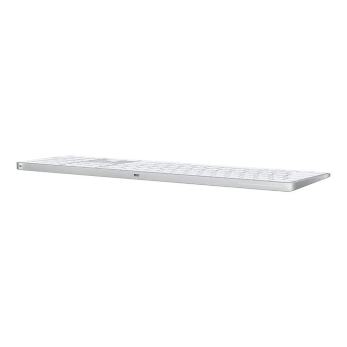 Apple Magic Keyboard - Teclado inalámbrico con Touch ID para Mac (QWERTY Español, Blanco, Conexión Bluetooth/USB-C, Batería)
