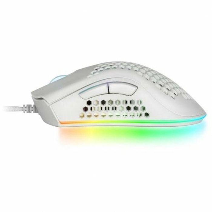 Ratón Mars Gaming Blanco 5