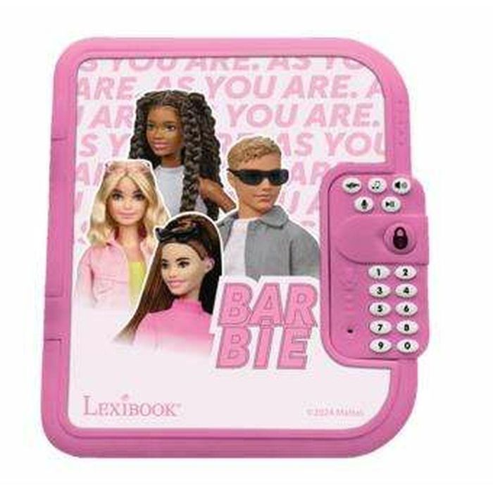 Lexibook Cuaderno Diario Secreto Electrónico Barbi con Código Secreto, Efectos de Luces y Sonido, Edad 3+, 24,1x6,5x18 cm 4 Lexibook Cuaderno Diario Secreto Electrónico Barbi con Código Secreto, Efectos de Luces y Sonido, Edad 3+, 24,1x6,5x18 cm 4